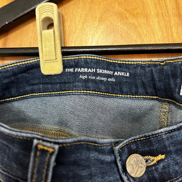 AG The Farrah High Waist Ankle Skinny Jeans (Mastic) - Picture 3 of 9